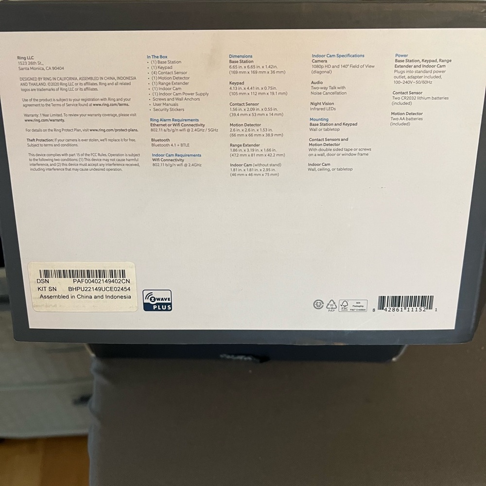 10 piece ring security system